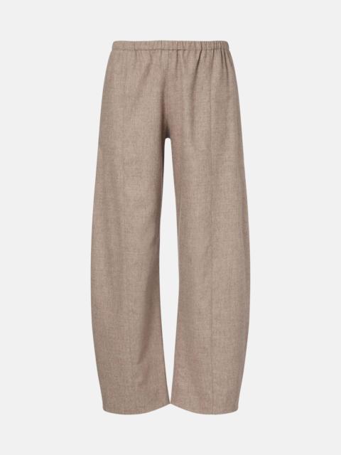 KHAITE Clover cotton wide-leg pants