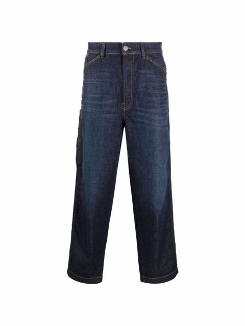 Diesel cropped denim jeans