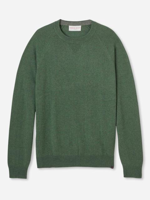 Derek Rose Men's Sweater Finley Cashmere Green