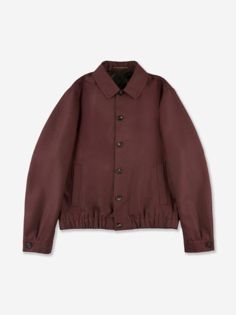 SLOWEAR Wool and mohair twill bomber jacket