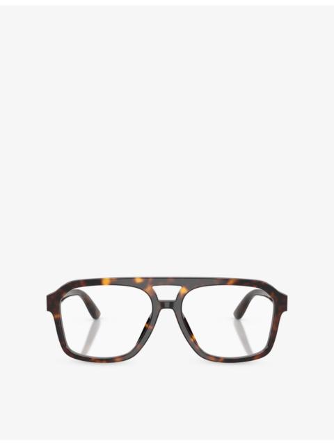Dolce & Gabbana DG3452 Square-Frame Acetate Eyeglasses