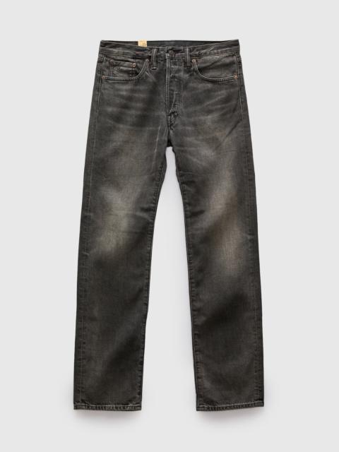 Dusty Black 13oz Washed Denim - Straight Fit