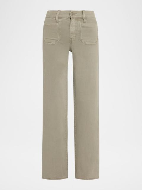 FRAME Le Slim Palazzo Modernist Pocket Jeans