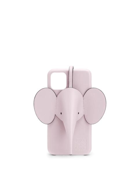 Loewe Elephant cover for iPhone 11 in pearlized calfskin