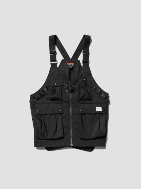 Nigel Cabourn Nanga Takibi Ripstop Field Vest in Black