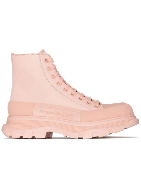 Alexander McQueen Alexander McQueen Tread Slick Boot Pink Leather (Women's)