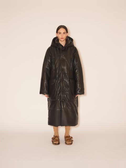 Nanushka RADI - OKOBOR™ alt-leather padded coat - Black