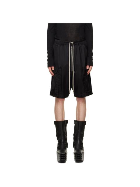 Rick Owens Black Tower Cargobela Shorts