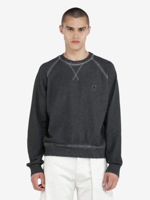 N°21 LOGO-EMBROIDERED COTTON SWEATSHIRT