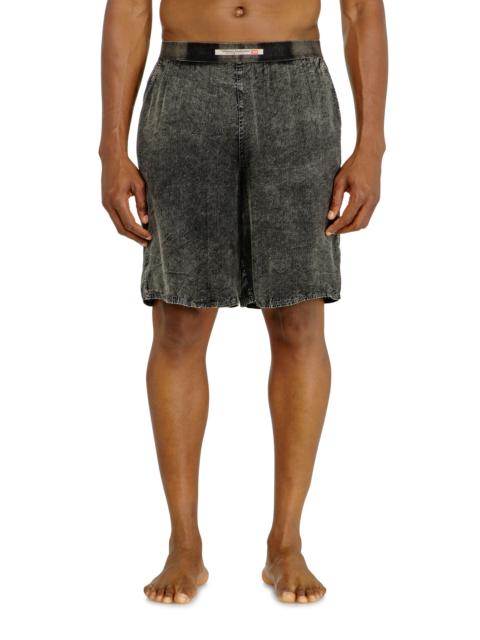 Diesel SHORT PANTS IN TREATED FLUID VISCOSE