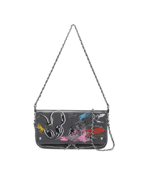Zadig & Voltaire x Humberto Cruz Rock Humberto graffiti shoulder bag