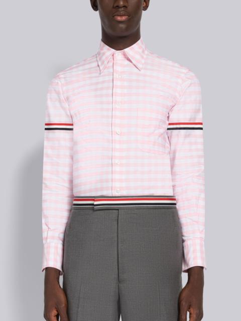 Thom Browne Gingham Oxford Armband Classic Shirt