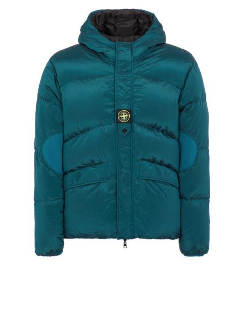 Stone Island 42719 NYLON METAL IN ECONYL® REGENERATED NYLON DOWN_REVERSIBLE DARK TEAL GREEN