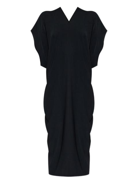 MM6 Maison Margiela draped short-sleeve dress