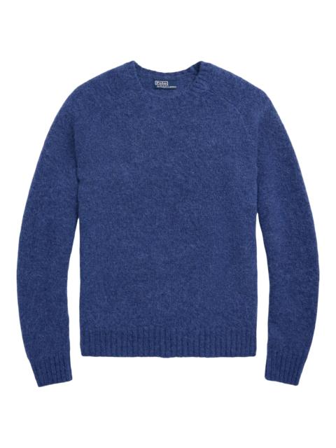 Polo Ralph Lauren Men's Wool & Alpaca-Blend Crewneck Sweater - Rustic Navy