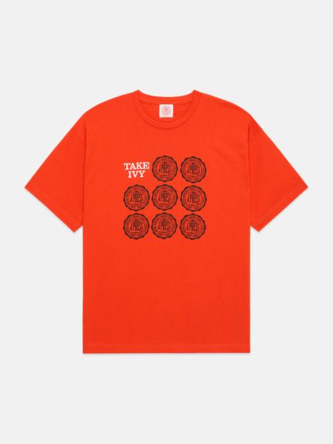 J. PRESS MADE-IN-USA ORANGE TAKE IVY T-SHIRT