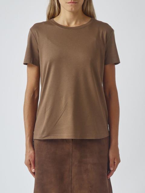'S Max Mara 'S Max Mara Crewneck T-shirt in Cotton Blend with Dropped Shoulders
