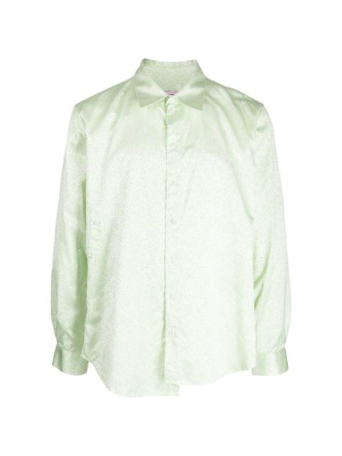 Martine Rose Wrap floral print shirt