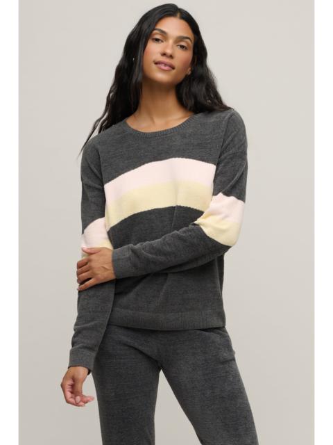 Barefoot Dreams CozyChic Ultra Lite® Wavy Colorblock Pullover