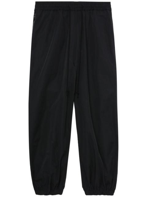 panelled tapered trousers