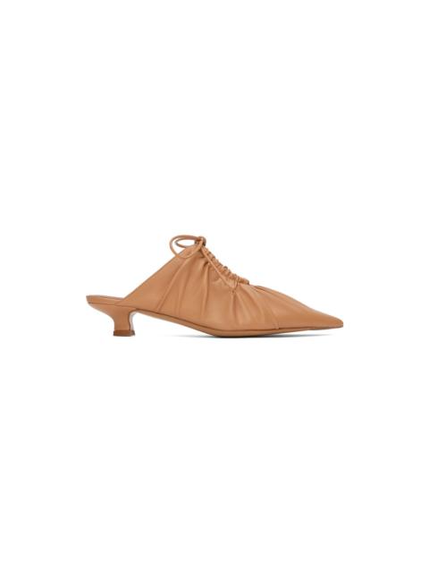 BY MALENE BIRGER Tan Masey Leather Mules