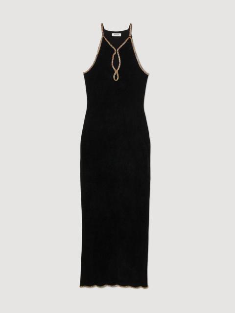 Sandro SLEEVELESS MAXI DRESS