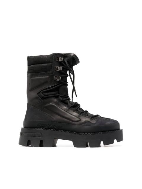 MISBHV chunky-sole lace-up boots