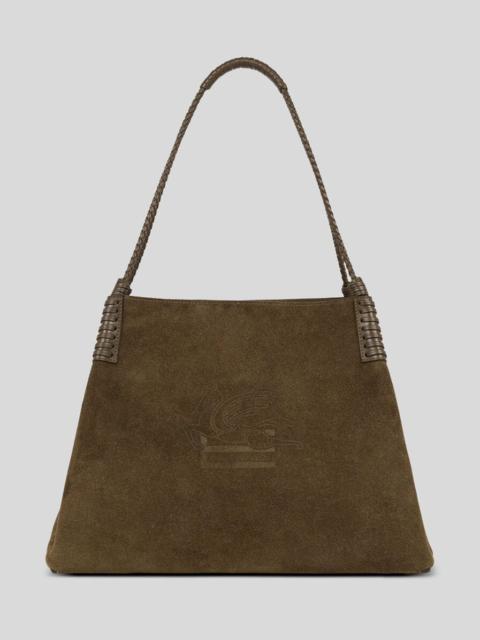 Etro LARGE LIBRA TOTE BAG IN SUEDE