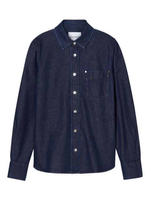 CLOSED button-fastening pocket shirt