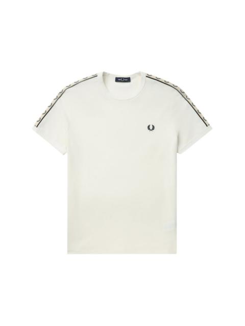 logo-embroidered cotton T-shirt