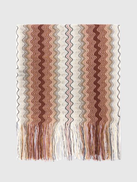 Missoni Cotton and viscose-blend scarf with fringes