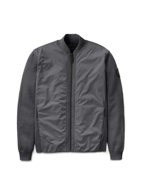 Canada Goose WINDBRIDGE FULL ZIP SWEATER BLACK LABEL