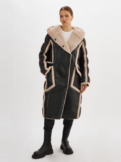 LAMARQUE REXANA | Mixed Media Puffer Coat