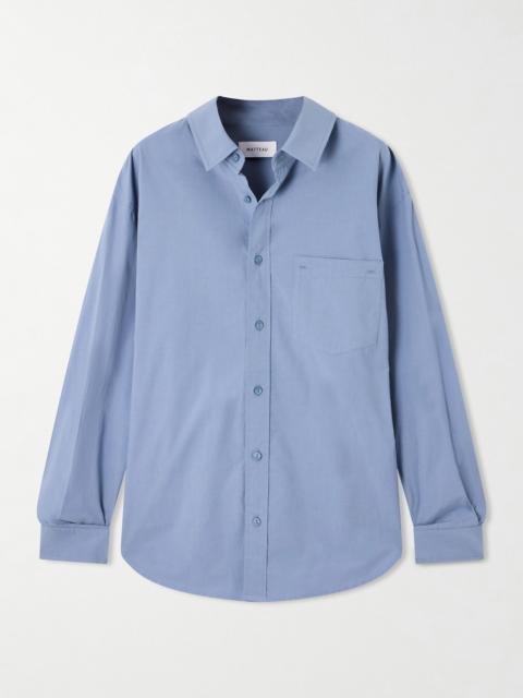 MATTEAU Organic Cotton-poplin Shirt