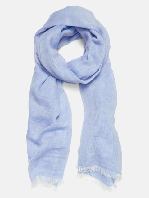 Vince Cotton Gauze Bi-Color Scarf