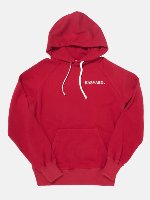 J. PRESS HARVARD CRIMSON SPELLOUT HOODIE