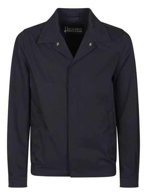 Herno snap-fastening drawstring jacket