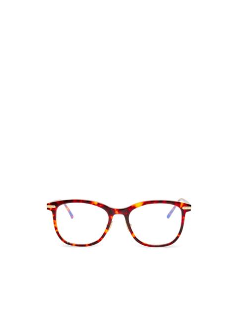 LINDA FARROW square-frame glasses