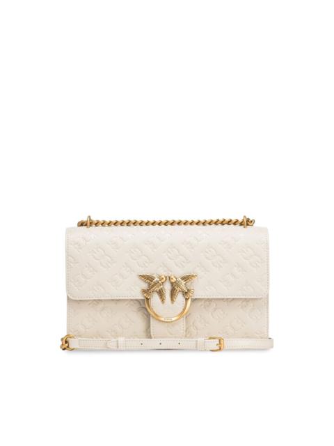 PINKO Love One Classic leather crossbody bag