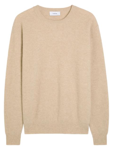LARDINI Lardini Ribbed Wool and Cashmere-blend Jumper