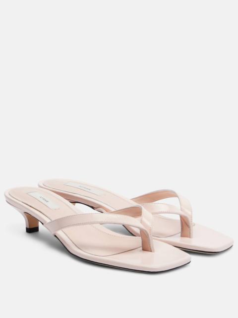 TOTEME Leather thong sandals