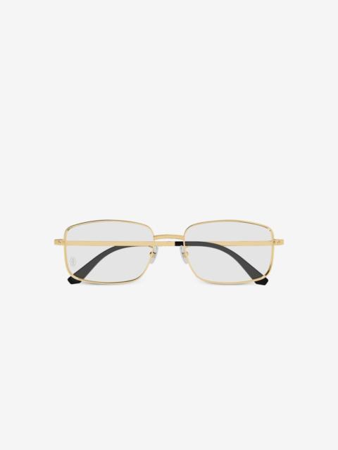 Cartier rectangle-frame glasses