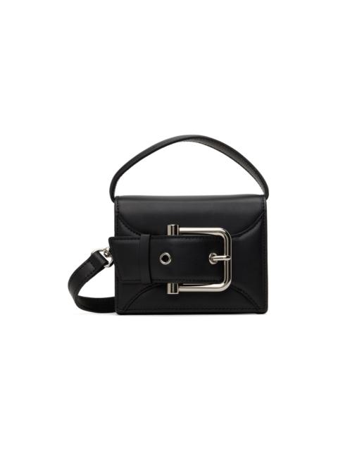 OSOI Black Belted Boucle Micro Bag