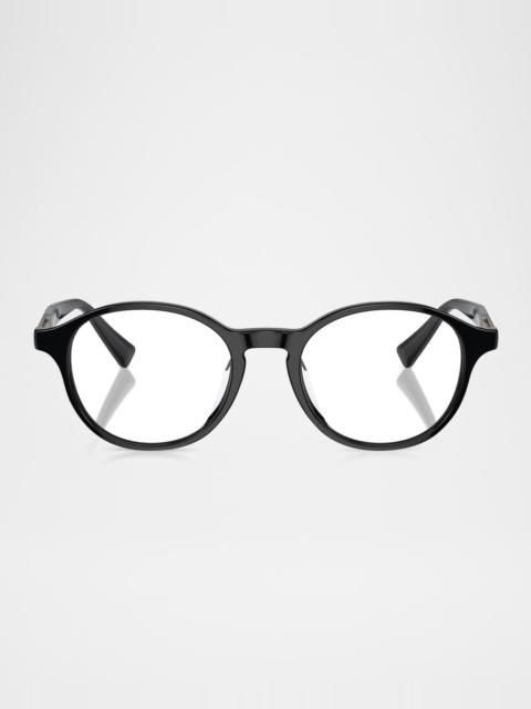 Brunello Cucinelli Acetate Oval Sunglasses, 50MM