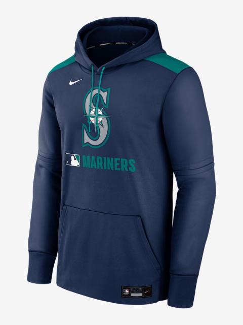 Nike Seattle Mariners Authentic Collection Men's Nike Therma MLB Pullover Hoodie