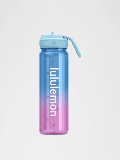 lululemon Back to Life Clear Bottle 24oz *Straw Lid