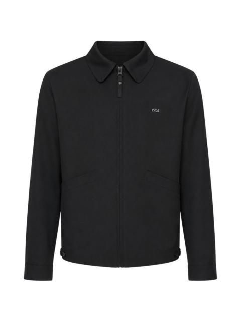 Massimo Osti Studio logo-embroidered zip-up jacket