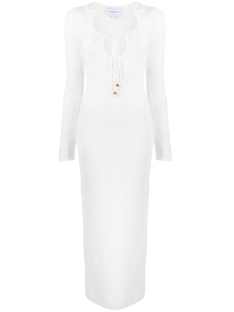 CASABLANCA cut-out bouclé dress