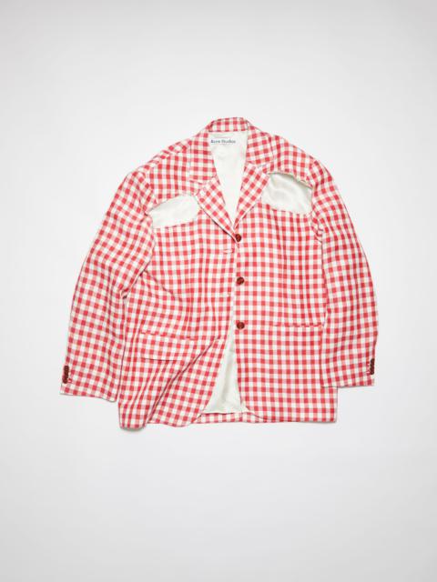 Acne Studios Relaxed fit suit jacket - Cardinal red