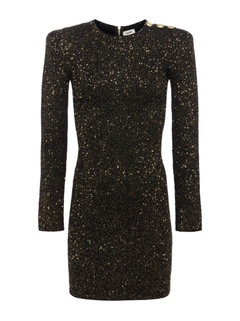 L'AGENCE Cherry Sequin Mini Dress